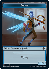 Bird // Faerie Double-Sided Token [Starter Commander Decks] | Spectrum Games