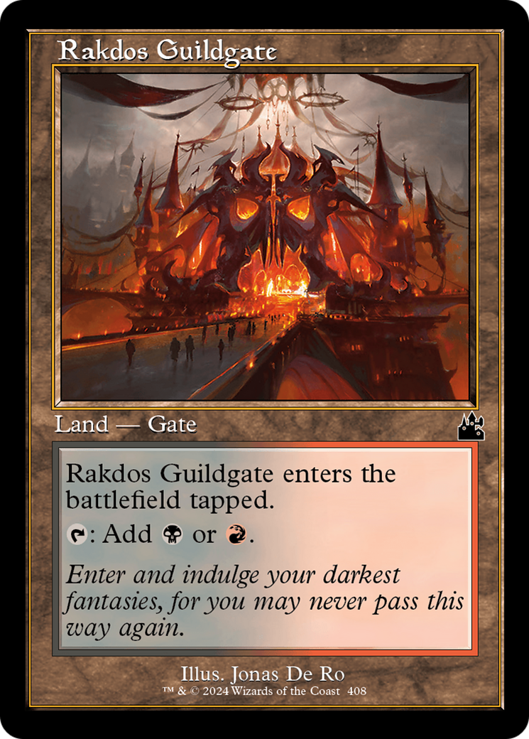 Rakdos Guildgate (Retro Frame) [Ravnica Remastered] | Spectrum Games