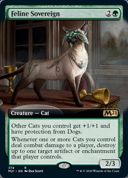 Feline Sovereign (Extended Art) [Core Set 2021] | Spectrum Games