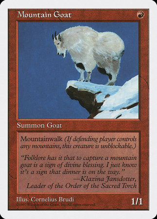 Mountain Goat [Fifth Edition] | Spectrum Games