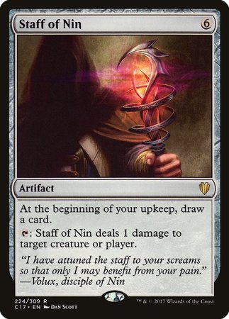 Staff of Nin [Commander 2017] | Spectrum Games