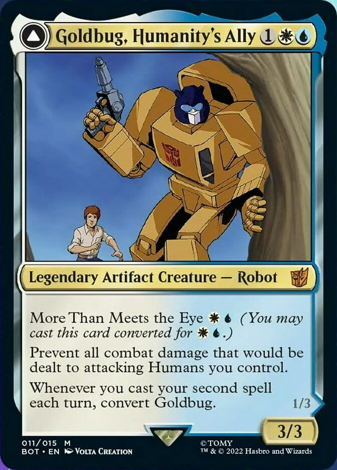Goldbug, Humanity's Ally // Goldbug, Scrappy Scout [Universes Beyond: Transformers] | Spectrum Games