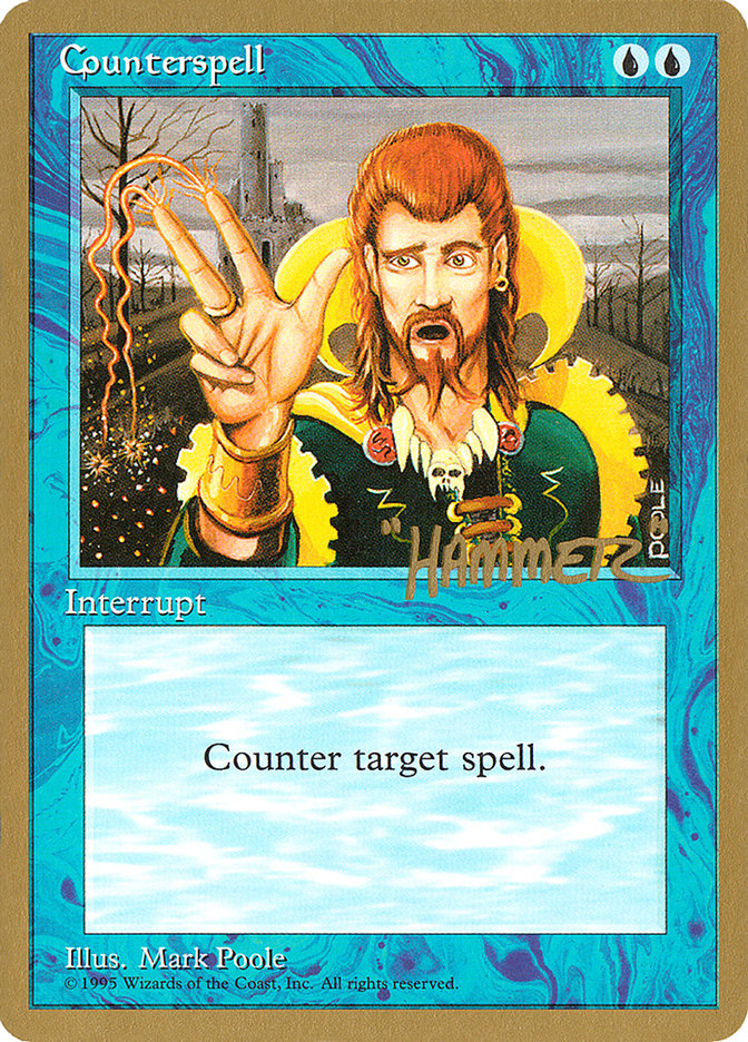 Counterspell (Shawn "Hammer" Regnier) [Pro Tour Collector Set] | Spectrum Games