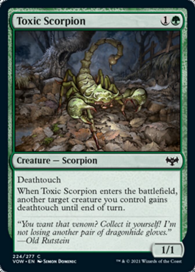 Toxic Scorpion [Innistrad: Crimson Vow] | Spectrum Games