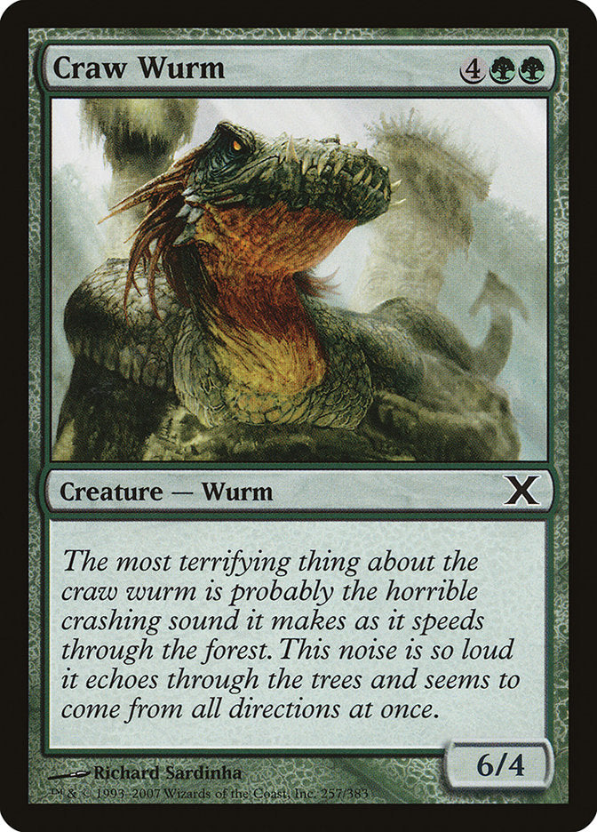 Craw Wurm [Tenth Edition] | Spectrum Games