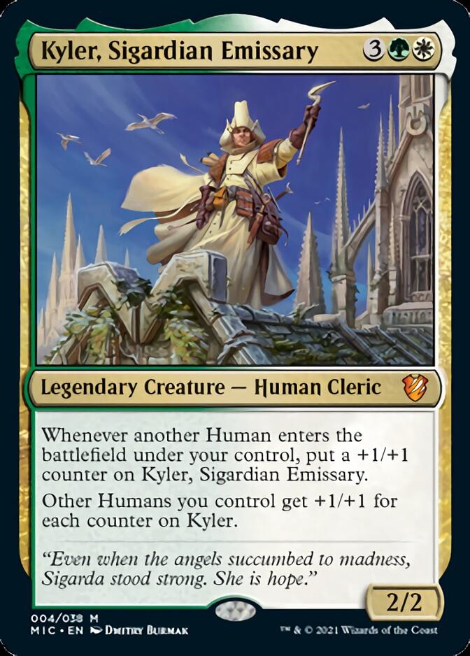 Kyler, Sigardian Emissary [Innistrad: Midnight Hunt Commander] | Spectrum Games