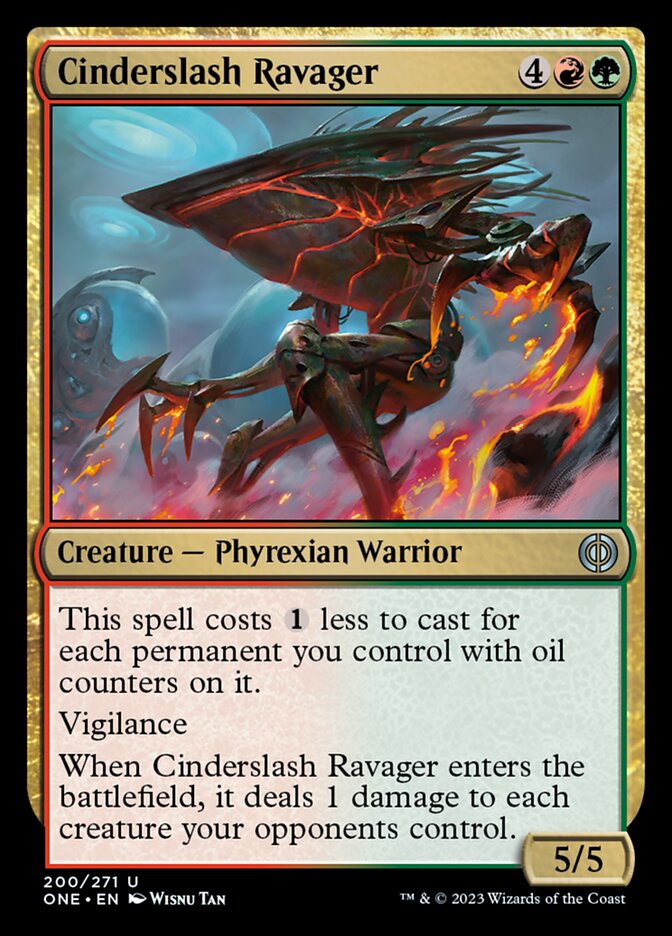 Cinderslash Ravager [Phyrexia: All Will Be One] | Spectrum Games