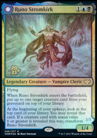 Runo Stromkirk // Krothuss, Lord of the Deep [Innistrad: Crimson Vow Prerelease Promos] | Spectrum Games