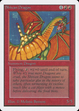 Shivan Dragon [Unlimited Edition] | Spectrum Games