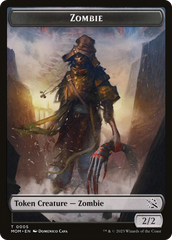 Elemental (02) // Zombie Double-Sided Token [March of the Machine Tokens] | Spectrum Games