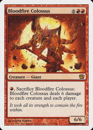 Bloodfire Colossus [Ninth Edition] | Spectrum Games