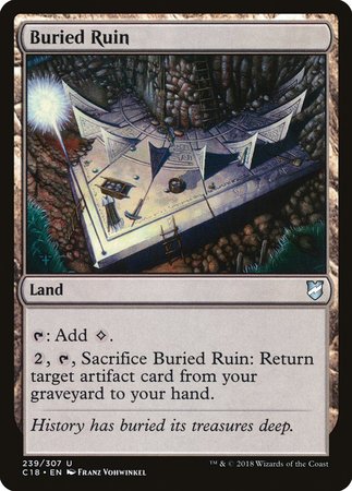 Buried Ruin [Commander 2018] | Spectrum Games