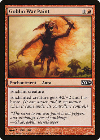 Goblin War Paint [Magic 2012] | Spectrum Games