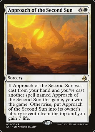 Approach of the Second Sun [Amonkhet] | Spectrum Games