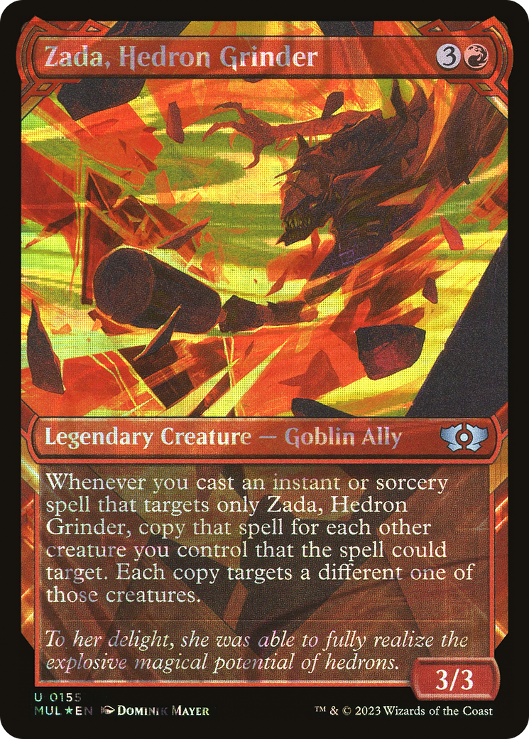 Zada, Hedron Grinder (Halo Foil) [Multiverse Legends] | Spectrum Games