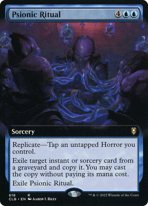 Psionic Ritual (Extended Art) [Commander Legends: Battle for Baldur's Gate] | Spectrum Games