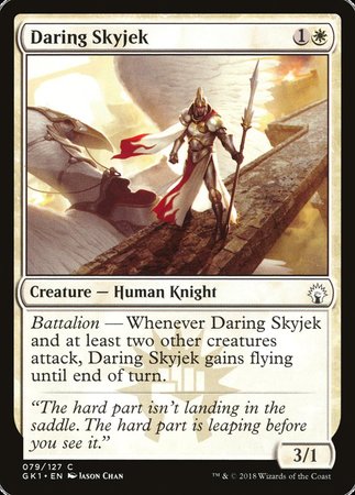 Daring Skyjek [GRN Guild Kit] | Spectrum Games