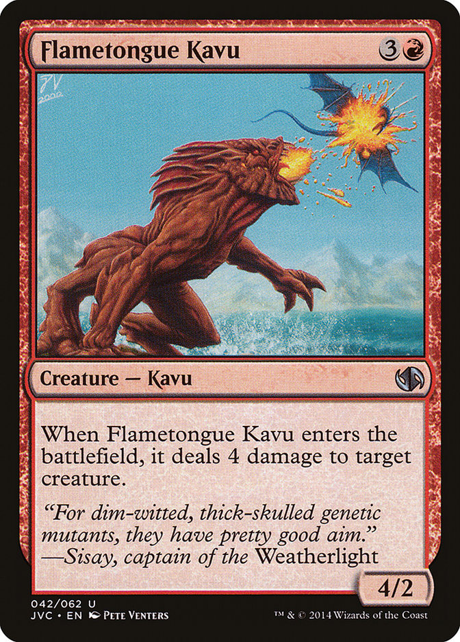 Flametongue Kavu [Duel Decks Anthology] | Spectrum Games