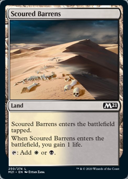 Scoured Barrens [Core Set 2021] | Spectrum Games