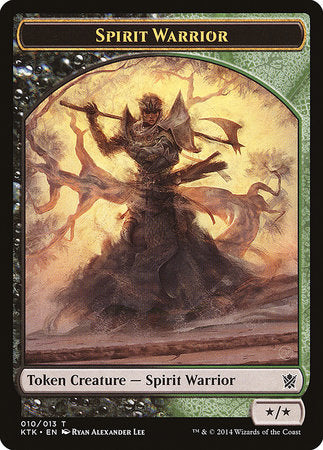 Spirit Warrior Token [Khans of Tarkir Tokens] | Spectrum Games