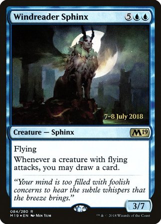 Windreader Sphinx [Core Set 2019 Promos] | Spectrum Games