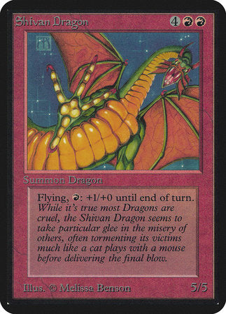 Shivan Dragon [Limited Edition Alpha] | Spectrum Games