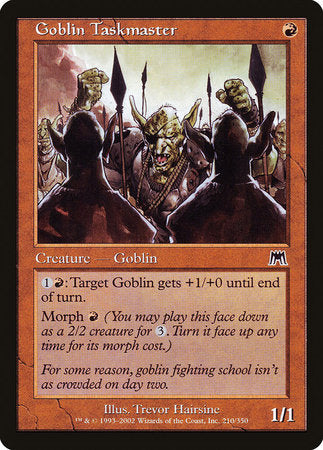 Goblin Taskmaster [Onslaught] | Spectrum Games