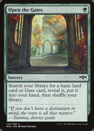 Open the Gates [Ravnica Allegiance] | Spectrum Games