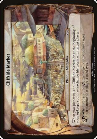 Cliffside Market (Planechase Anthology) [Planechase Anthology Planes] | Spectrum Games