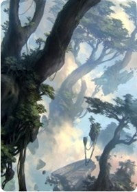 Forest 1 Art Card [Zendikar Rising Art Series] | Spectrum Games