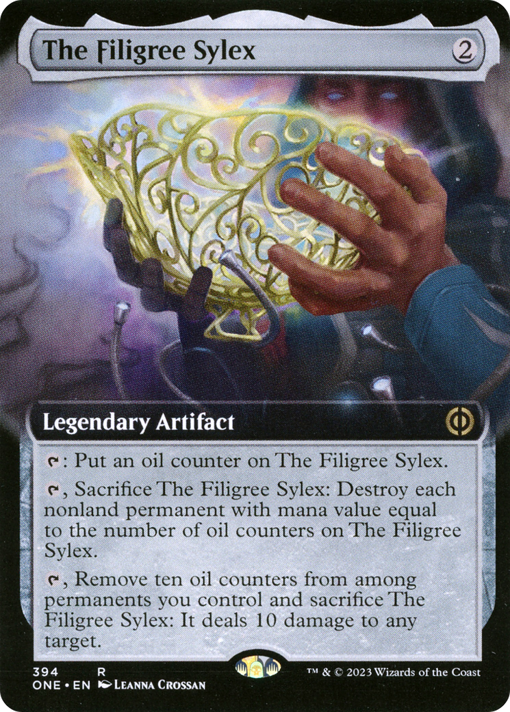 The Filigree Sylex (Extended Art) [Phyrexia: All Will Be One] | Spectrum Games