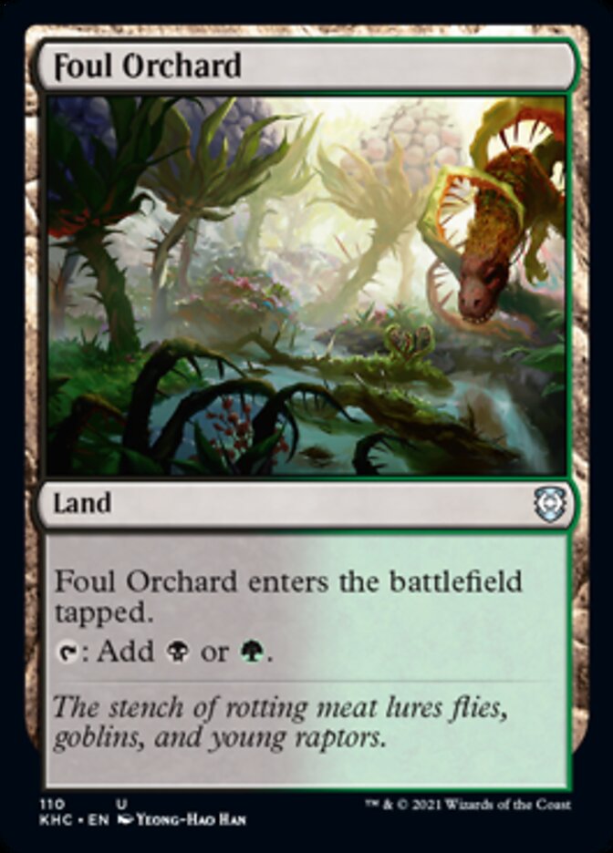 Foul Orchard [Kaldheim Commander] | Spectrum Games