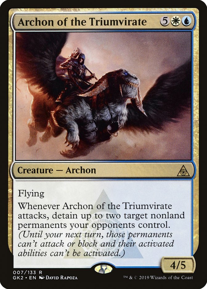 Archon of the Triumvirate [Ravnica Allegiance Guild Kit] | Spectrum Games