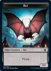 Blood // Bat Double-sided Token [Innistrad: Crimson Vow Commander Tokens] | Spectrum Games