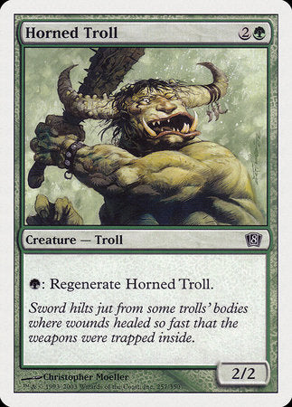 Horned Troll [Eighth Edition] | Spectrum Games