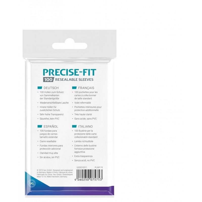 Precise-Fit Resealable Sleeves Standard Size 100ct | Spectrum Games